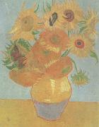 Vincent Van Gogh Still life:vase with Twelve Sunflowers (nn04) China oil painting reproduction